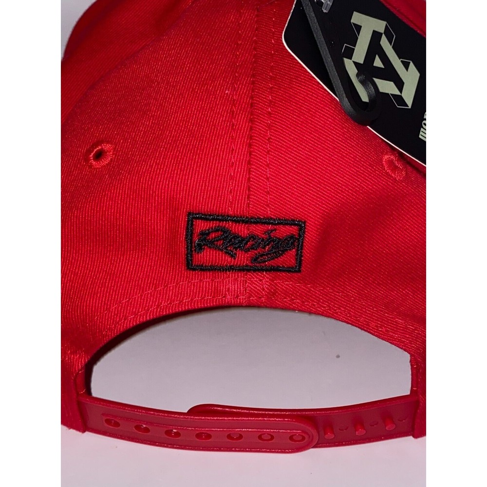 Top Level Daytona Racing Snapback Red Cap - Picture 8 of 8
